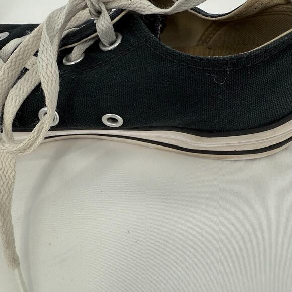 Converse Chuck Taylor All Star Low Black Canvas Shoes Women’s 8 Classic Sneakers - Picture 6 of 11